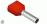Terminal clavija 2x 1,0mm2 ROJ