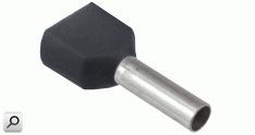 Terminal clavija 2x 1,5mm2 NEG