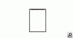 Tapa  5x10; Ribete GRI                Bauhaus