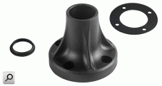 Baliza ind; Base plast p-soporte vertical