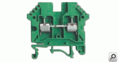 Borne paso R32/35  1x  4mm2  32A VER      BPN