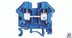 Borne paso R32/35  1x  6mm2  41A AZU      BPN