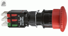 Pulsador emerg d16 ROJ 1+1 c-traba