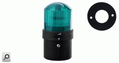 Baliza ind lum fija VER c-led  24Vca-cc