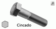 Bulon c-Exag        1/4"BSW20   25mmL AcCinc
