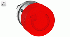 Pulsador emerg d22; Cabez ROJ d30 trigger gir