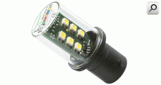 Baliza ind; Lampara led 220V BA15d BLA