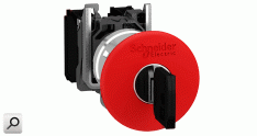 Pulsador emerg d22 ROJ 1+1 trigger c-llave