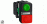 Pulsador doble d22 ROJ+VER 1+1 Led  24V sal
