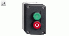 Botonera c- 2 puls d22 1+1 "I-O" VER-ROJ