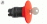 Pulsador emerg; Cabez ROJ d60 c-llave