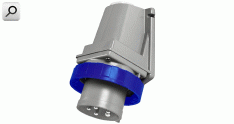 Toma ind 3x 32A+T+N 220 exter M AZU ph 6 IP67