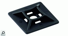 Plaqueta p-precinto c-adh 32x25mm NEG