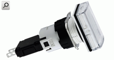 Señal luminosa d16 BLA  24V Led rectg pla XB