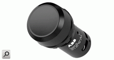 Pulsador d22 NEG 1+1 ras compacto s-ilum mome