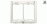Bastidor luz 100x100mm PVC Siglo XXI 8M