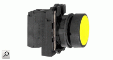 Pulsador d22 AMA 1NA ras a-Pla-NEG IP65