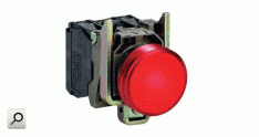 Señal luminosa d22 ROJ Led  24V integr Metal