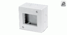 Caja portamod ext  2mod IP40 BLA c-torn
