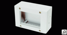 Caja portamod ext  4mod IP40 BLA c-torn