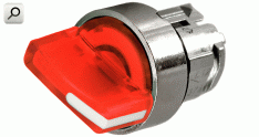 Selectora  3p d22; Cabez ROJ pul-0-pul Led
