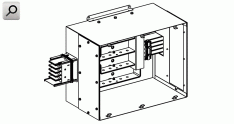 Blindobarra  630A; Caja aliment central