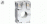 Trafo med 1x 250/5A  2,5VA ven 10x40 Cl 0,5