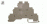 Borne paso R32/35  3pisos a tornillo
