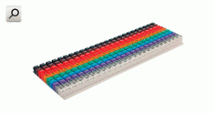 Identif p-cable "UVWN-PE"  0,5/1,5mm2 anillo