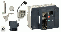Interruptor  4x 800 s-fus motoriz NS 800 N