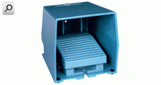 Pedalera AlFo 1+1 s-enclav 1pos c-capot AZU