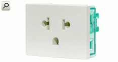Mod toma 110+T=220V BLA 10A euroameric SigXXI