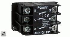 Botonera colgante; Bloque contacto 2NA+NC p-X