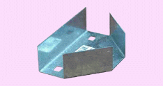Perfil C; Union "T" 44x44mm 1,6mm Zingrip