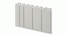 Caja TM Din; Tapa boca p-4 modulos BLA