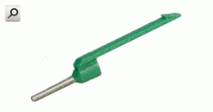 Terminal clavija 1x  0,34mm2 VER c-lengueta