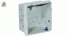 Caja dom 100x100mm PVC s-tapa c-or-met HDX