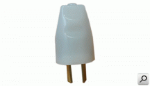 Ficha domic 2x10A+T Mach p-plana BLA clase II