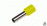 Terminal clavija 1x 25mm2 aislado AMA 16mmL