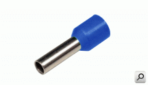 Terminal clavija 1x  0,75mm2 aisl AZU mediano