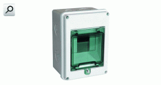 Caja TM Din   4 b ext PVC  BLA p-FUM IP65
