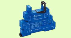 Zocalo rele       24Vcc p-riel Din