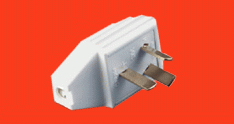Ficha domic 2x10A+T Mach 90° p-plan BLA
