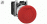 Pulsador emerg d22 ROJ 2NC puls-gira Met-CRO