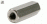 Niple p-varilla roscada  3/8" Cinc