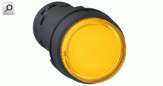 Pulsador lum d22 NAR 1NA LED  24Vca-cc monoli