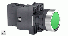 Pulsador lum d22 VER 1NA Led 220Vca a-Cro