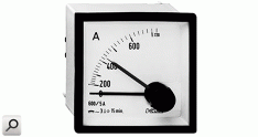 Amperimet CA trafo-5A  96x 96 AcMov bimetalic