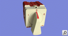 Conmutad  2x  32A  2v 1-0-2 fren  64mm plast